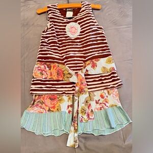 Floral Striped Kids Matching Set